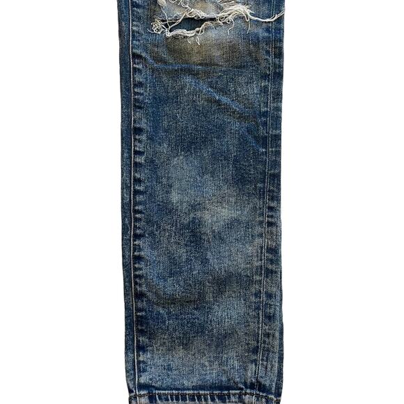 American Eagle men’s next level air flex jean. Skinny 30x32 Distressed bleach - Picture 3 of 5